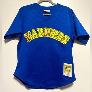 Seattle Mariners Ken Griffey Jr. Mitchell $ Ness Warmup Jersey